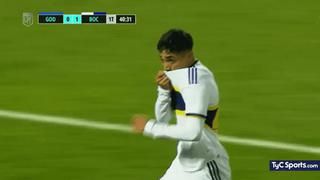 Para acercarse a la cima: gol de Langoni para el 1-0 de Boca vs. Godoy Cruz [VIDEO]