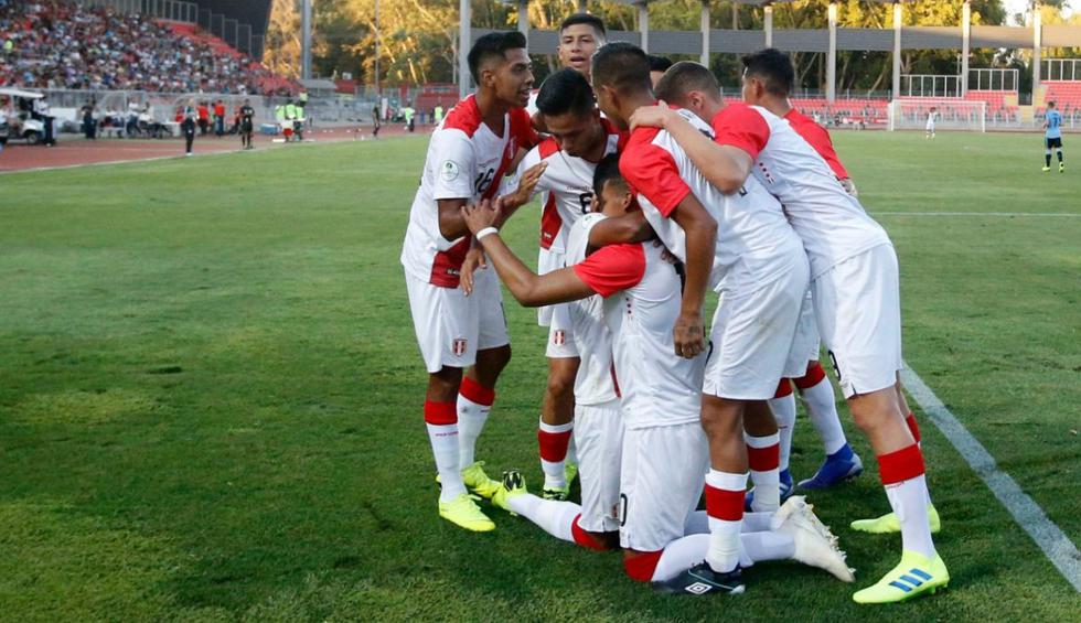La Selección Peruana Sub 20 derrotó por 1-0 a su similar de Uruguay. (Photosport)
