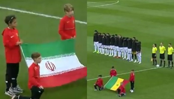 Jugadores de Irán podrían verse en problemas por las protestas que realizaron en la última fecha FIFA. (Foto: Captura TV)