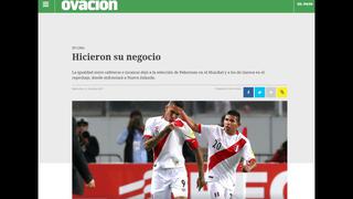 Perú al repechaje: así informó la prensa internacional [FOTOS]