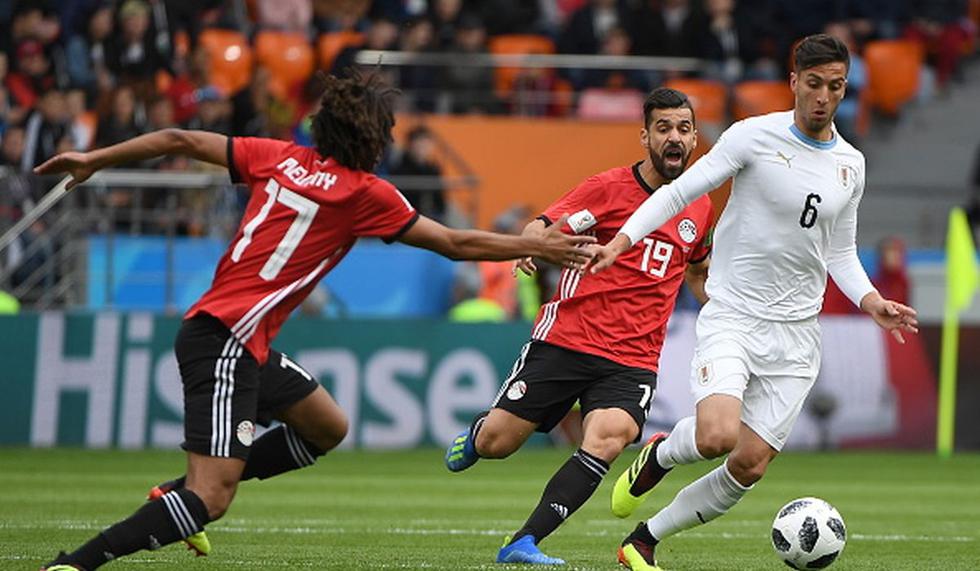 Egipto vs. Uruguay en el Ekaterimburgo Arena por el Mundial Rusia 2018. (Foto: Getty)
