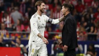 "La put* que te parió": Simeone enloqueció con insulto de Sergio Ramos en el derbi y pidió sanción