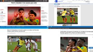 “Se hunde Perú”: reacción de la prensa internacional tras la goleada ante Colombia