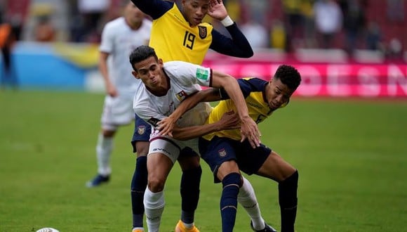 Ecuador vs. Venezuela: gol de Hincapié y mejores jugadas del partido en Quito por Eliminatorias Qatar 2022. (Foto: EFE)