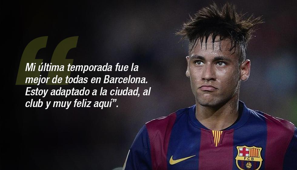 Engañó a todos: las mejores frases en las que Neymar le juraba fidelidad y  amor eterno al Barcelona | FUTBOL-INTERNACIONAL | DEPOR