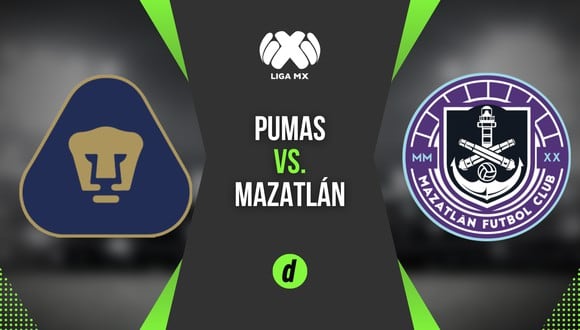 Pumas vs. Mazatlán EN VIVO vía TUDN: juegan por la Jornada 9 de la Liga MX. (Foto: Depor)