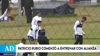 Patricio Rubio se incorporó a los entrenamientos de Alianza Lima