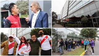 Apoyo total al ‘Tigre’: las mejores postales en la previa de la conferencia de Ricardo Gareca