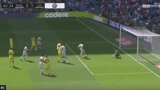 Jesús los guía al triunfo: el gol de Vallejo para el 2-1 de Real Madrid ante Villarreal por LaLiga [VIDEO]