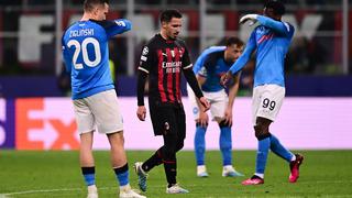 A un paso de semifinales: Milan derrotó 1-0 a Napoli por la Champion League 