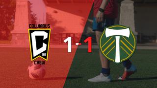 Columbus Crew SC y Portland Timbers se reparten los puntos y empatan 1-1