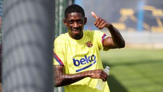 Más comprometido que nunca: Dembélé acudió a entrenar con el Barça en su día libre