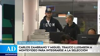 Selección peruana: Trauco y Zambrano llegaron a Montevideo para integrarse a la bicolor