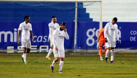 Real Madrid cayó ante el Alcoyano de Tercera División por Copa del Rey. (Foto: AFP)