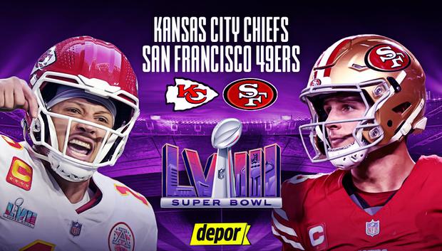 Chiefs vs. 49ers EN VIVO: fecha, horarios y canales de TV abierta del Super Bowl 2024 (Foto: Depor)