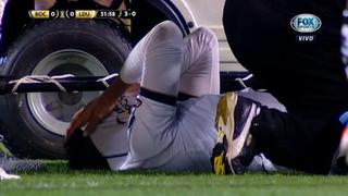 ¡Terribles imágenes! Así fue la fractura de tobillo que sufrió Christian Cruz en duelo por Copa Libertadores [VIDEO]