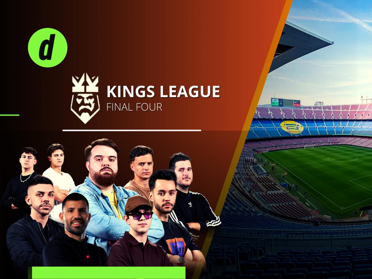 Kings League InfoJobs on X: 👑 Vive la Final Four de la Kings League  InfoJobs en vivo desde el Spotify Camp Nou. 🎟 Entradas ya a la venta en    /