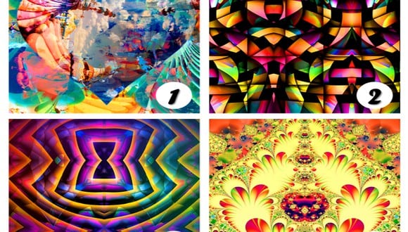 Este test visual te invita a observar 4 cartas de colores y elegir la que más te llame la atención.