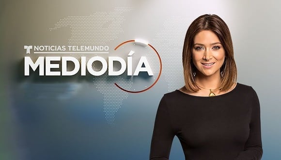 Felicidad Aveleyra fue una de las presentadoras que pasó por “Noticias Telemundo Mediodía” (Foto: Telemundo)