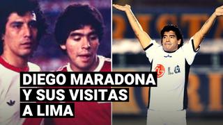 Diego Armando Maradona: conoce las veces que el astro argentino jugó en Lima