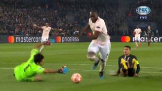 ¡Qué hicieron! Blooper de la defensa del PSG y gol de Lukaku para Manchester United [VIDEO]