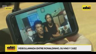 Ronaldinho y su hermano conocieron que abandonarían la prisión a través de una videollamada [VIDEO]