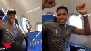 Selección Peruana: jugadores armaron el 'tono' en el avión rumbo a Saransk