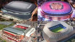 ¡Ejemplos a seguir! Real Madrid, Barcelona, Tottenham y otros clubes que renovarán sus estadios [FOTOS]