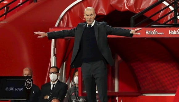 Zidane cumple su segunda etapa en el Real Madrid desde la temporada 2019. (Foto: EFE)