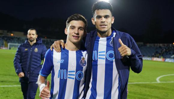 Gracias a su excelente nivel, Luis Díaz se ha convertido en un referente de los más jóvenes en el Porto. (Foto: Porto Oficial)