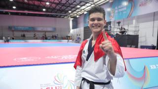 Hugo del Castillo conquistó medalla de oro en taekwondo poomsae de los Juegos Suramericanos
