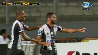 Sporting Cristal: magistral pase de Lucas Lima y Thiago Maia empató el partido para Santos