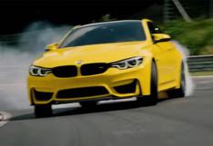 ¡A toda máquina! El BMW M4 CS se luce en el circuito de Nürburgring| VIDEO