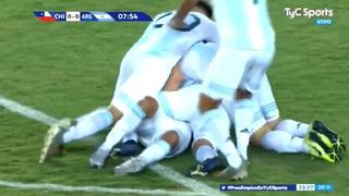 ¡Con resbalón y todo! El golazo de Nicolás Capaldo para el 1-0 de Argentina ante Chile en el Preolímpico Sub 23 2020
