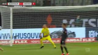 Pelea hasta el final: Kleindienst para el 1-1 en el Bremen vs Heidenheimen por el Play Off de Bundesliga [VIDEO]