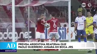 Prensa argentina asegura que Paolo Guerrero será próximo jugador de Boca Juniors
