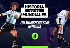 Disfruta los goles de Gabriel Batistuta con Argentina