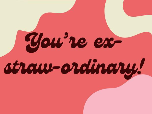 You’re ex-straw-ordinary! (Photo: Canva | Gestión Mix)