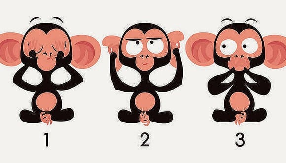 Test visual: elige uno de los monos de la imagen y descubre qué piensan tus amigos sobre ti (Foto: Facebook).