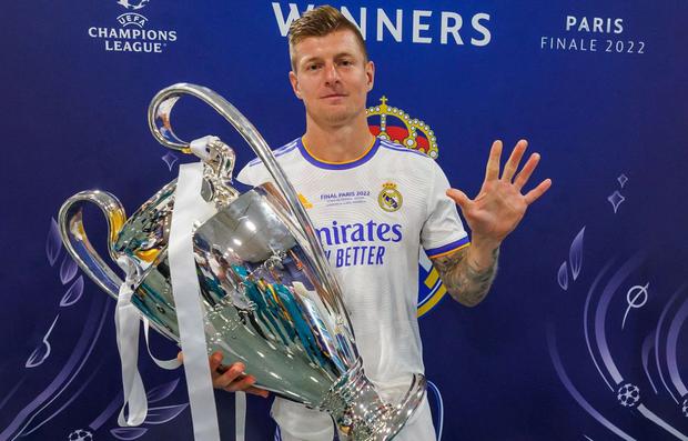 Toni Kroos llegó al Real Madrid en 2014 desde el Bayern Munich y ha ganado cuatro Champions League. (Foto: Real Madrid)