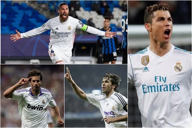 Sergio Ramos llegó a los 100: los goleadores históricos del Real Madrid desde el inicio del nuevo milenio. (Agencias)