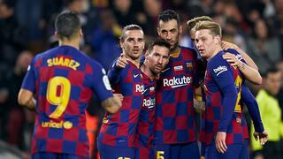 Recital de Barcelona ante Mallorca: hat-trick de Messi y golazos de Griezmann y Suárez por LaLiga Santander