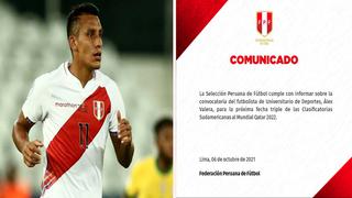 Selección peruana: Alex Valera fue convocado para afrontar la fecha triple de eliminatorias