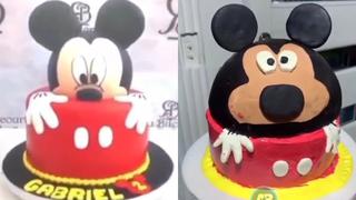 Familia mandó a hacer torta de Mickey Mouse y el resultado no fue lo que esperaban [VIDEO]