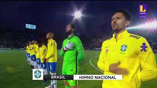Reprobable actitud: himno brasileño fue pifiado por hinchas de Argentina en San Juan [VIDEO]