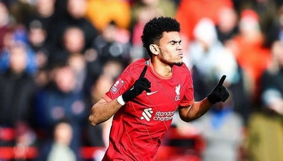 Luis Díaz ingresó en el segundo tiempo del Liverpool vs. Cardiff. (Foto: Instagram)