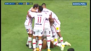 Puso la igualdad: Jesús Mendieta anotó para 1-1 en el Sporting Cristal vs. Ayacucho FC [VIDEO]