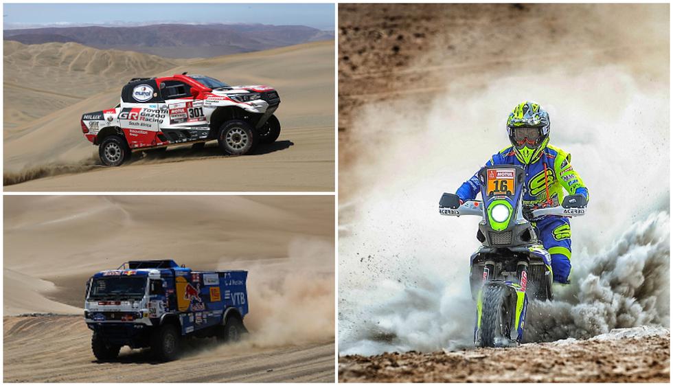 Los ganadores de la novena etapa del Dakar 2019. (Getty Images/Twitter)