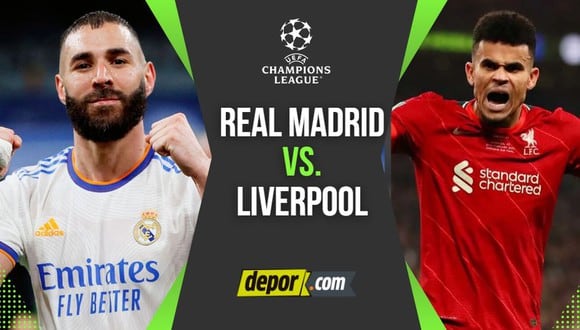 Final de Champions League: horarios y canales para ver en Colombia el Liverpool vs. Real Madrid. (Diseño: Depor)