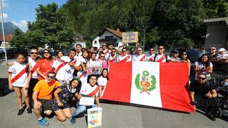 Selección Peruana: todo el color de los hinchas en la práctica bicolor en Bludenz [FOTOS]